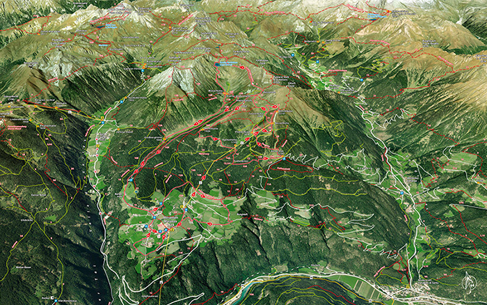 Hiking map